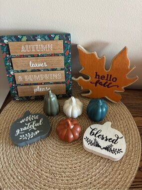 FALL 🍂 Bundle of 8 Decor pieces NWT!